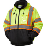 SEsafety® ANSI Class 3 Waterproof Reflective Bomber Jacket with multi Pockets