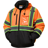 SEsafety® ANSI Class 3 Waterproof Reflective Bomber Jacket with multi Pockets