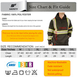 SEsafety Sweatshirt ST82033 Size Chart and fit guide