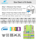 SEsafety® Reflective Safety Vest With Pockets | ANSI Class 2 Certified