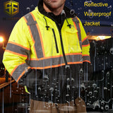 SEsafety® ANSI Class 3 Waterproof Reflective Bomber Jacket with multi Pockets