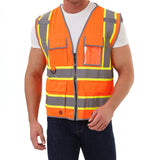 SEsafety® Reflective Safety Vest With Pockets | ANSI Class 2 Certified